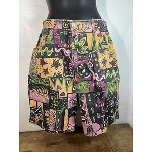 Vintage Not Guilt 80s 90s Women's 11/12 Shorts, Flared Trunks Punk Nostalgia Sk8